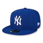 Boné Aba Reta New Era 59Fifty MLB New York Yankees - Fechado - Adulto AZUL ESCURO