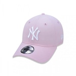 Boné Aba Curva New Era 9Twenty MLB New York Yankees - Strapback - Adulto ROSA