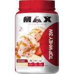 Top Whey 3W Max Titanium Mais Sabor - Chocolate Branco com Morango - 900g Nao Se Aplica