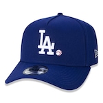 Boné Aba Curva New Era 9Forty MLB Los Angeles Dodgers - Snapback - Adulto AZUL ESCURO