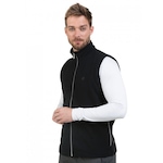 Colete Extreme UV Fleece Thermo Soft com Proteção Solar - Masculino PRETO