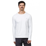 Camiseta Manga Longa Extreme UV Térmica para Frio com Proteção Solar - Masculina BRANCO