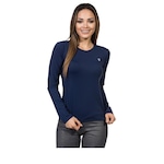 Camiseta Manga Longa Extreme Uv Térmica para Frio com Proteção Solar - Feminina AZUL