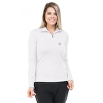 Camisa Térmica Extreme UV para Frio  Gola Alta com Proteção Solar  - Feminina BRANCO