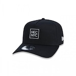 Boné Aba Curva New Era 9Forty A-Frame Basic Ajustável - Snapback - Adulto PRETO