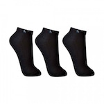 Kit de Cano Curto Meia Lupo com 3 Pares - Feminino PRETO