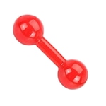 Halter Plastificado IBJ - 10Kg VERMELHO