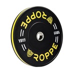 Anilha Roppe Olimpica - 15kg PRETO/AMARELO