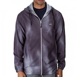 Jaqueta Corta Vento Oakley Blur Storm Windbreaker com Capuz - Masculina PRETO