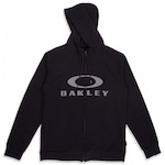 Jaqueta de Moletom Oakley Bark Hoodie com Capuz - Masculina PRETO