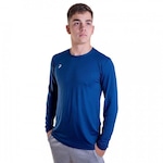 Camiseta Manga Longa Punnto Solutio - Masculina AZUL ESCURO