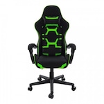 Cadeira Gamer Pelegrin Reclinável PEL-3018 PRETO/VERDE