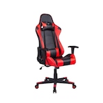 Cadeira Gamer Pelegrin em PU Reclinável PEL-3012 PRETO/VERMELHO