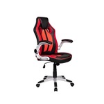 Cadeira Gamer Pelegrin PEL-3009 em PU VERMELHO/LARANJA