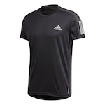 Camiseta adidas Own the Run - Masculina CINZA ESCURO