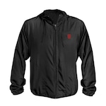 Jaqueta Corta Vento WSS Icon Surf com Capuz - Masculina VERMELHO