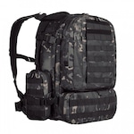 Mochila Invictus Defender Tática Militar - 55 Litros PRETO/CINZA ESC