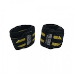 Munhequeira Wrist Wrap Pro Chalk Crosstraining LPO PRETO/AMARELO