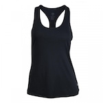 Camiseta Regata Alto Giro Poliamida Skin Fit Alongada - Feminina PRETO