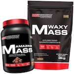 Kit Bodybuilders: Waxy Mass - Chocolate - 3kg + Amazing Mass - Chocolate - 1,5kg Chocolate