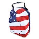 Cap Carrier Maleta para Bonés Bandeira EUA 6 Pack AZUL ESC/VERMELHO