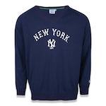 Blusão sem capuz New York Yankees MLB Tricot - Masculino MARINHO/PETROLEO