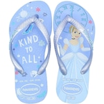 Chinelo Havaianas Kids Slim Princesas - Infantil AZUL