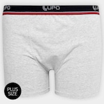 Cueca Boxer Lupo Tamanho Especial - Adulto PRETO/VERMELHO