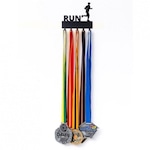 Porta Medalhas Bronx Mini Corrida PRETO