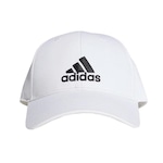 Boné Aba Curva adidas Baseball com Proteção UV - Strapback - Adulto BRANCO/PRETO