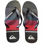 Chinelo Quiksilver Molokai Swell - Masculino PRETO/VERMELHO