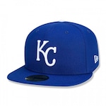 Boné Aba Reta New Era 59Fifty MLB Kansas City Royals - Fechado - Adulto AZUL ESCURO