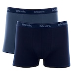 Kit de Cuecas Boxer Mash Cotton - Adulto - 2 unidades AZUL ESC/AZUL