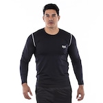 Camiseta Manga Longa Everlast Workout - Masculina PRETO