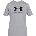 Camiseta Under Armour Sportstyle Logo - Masculina CINZA CLARO