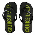 Chinelo Quiksilver Molokai Neon - Masculino PRETO