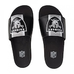 Chinelo Slide NFL Las Vegas Raiders - Unissex PRETO