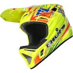 Capacete de Ciclismo Hupi Full Face XC Enduro DH 3 - Adulto AMARELO