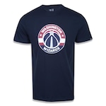 Camiseta New Era Manga Curta NBA Washington Wizards - Masculino MARINHO/PETROLEO