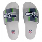 Chinelo Slide NFL Seattle Seahawks - Unissex BRANCO