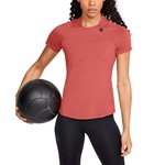 Camiseta Under Armour Rush Short Sleeve - Feminina LARANJA