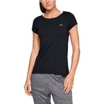 Camiseta Under Armour HeatGear - Feminina PRETO