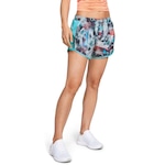 Short Under Armour Fly-by Printed - Feminino AZUL