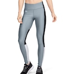 Calça Legging Under Armour HeatGear Armour Perf Inset Graphic - Feminina CINZA