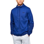 Blusão de Moletom Under Armour Double Knit Full Zip Hoodie - Masculino AZUL