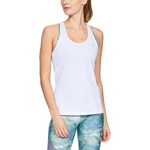 Camiseta Regata Under Armour HeatGear Armour Racer - Feminina BRANCO