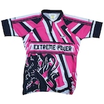 Camisa Ciclista Hot Play 109 - Feminina ROSA/PRETO