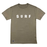 Camiseta Web Surf Shop Brasil Surf Khaki - Masculina CINZA