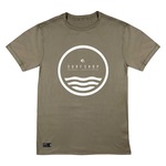 Camiseta Web Surf Shop Brasil Circle Light Khaki - Masculina CINZA