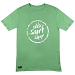 Camiseta Web Surf Shop Brasil Ink Web - Masculina VERDE